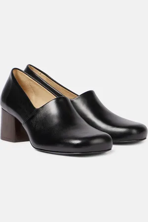 LEMAIRE Anatomic Pump 55 leather loafer pumps