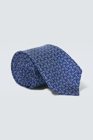 Gucci Horsebit silk jacquard tie
