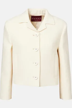 Gucci GG wool and silk crÃªpe jacket
