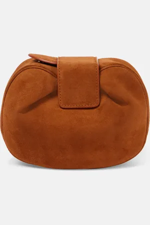GABRIELA HEARST Demi suede clutch