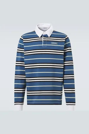 Burberry Striped cotton polo shirt