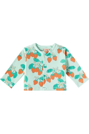 Tiny Cottons Baby Strawberries cotton terry jacket