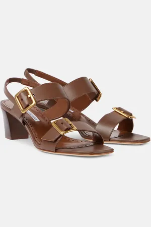 Manolo Blahnik Thalitsli leather sandals