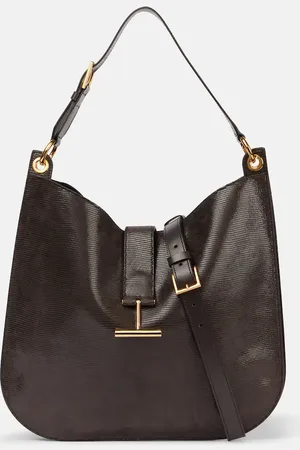 Tom Ford Tara Large embossed leather tote bag