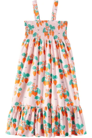 Tiny Cottons Strawberries shirred cotton dress