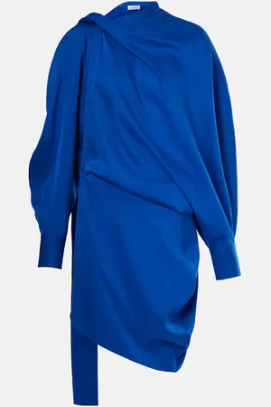 Salvatore Ferragamo Asymmetric draped minidress