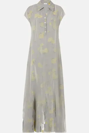 Acne Studios Layered distressed polo dress