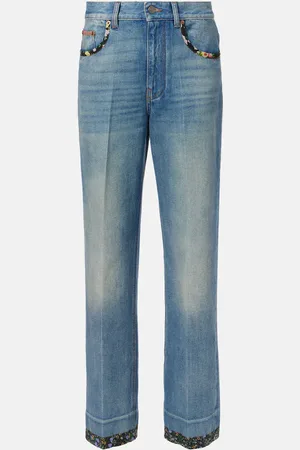 VALENTINO High-rise straight jeans