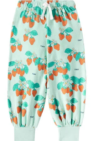Tiny Cottons Strawberries cotton terry sweatpants