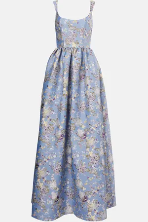 Markarian Floral jacquard gown