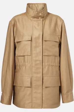 Moncler Agax linen and cotton jacket