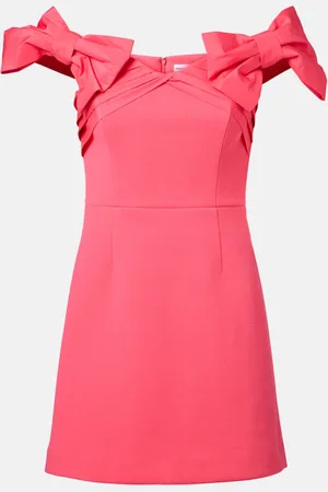 Rebecca Vallance Bow-detail crÃªpe minidress