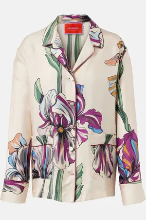 La DoubleJ Floral silk shirt