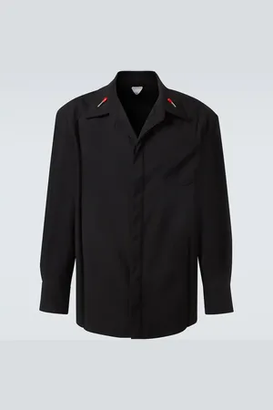 Bottega Veneta Embellished wool shirt