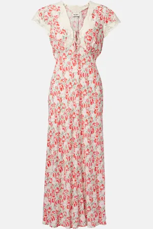 RIXO London Amari floral crÃªpe de chine maxi dress