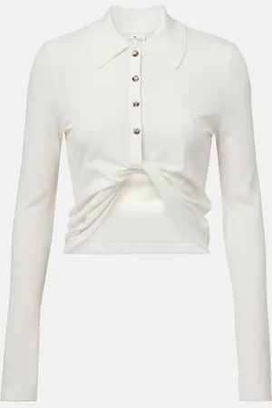 Courrèges CourrÃ¨ges Cropped cotton shirt