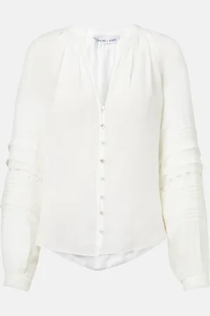 VERONICA BEARD Ailani semi-sheer top