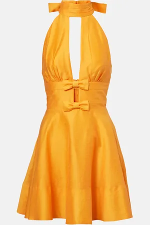 Rebecca Vallance Cera cutout halterneck minidress