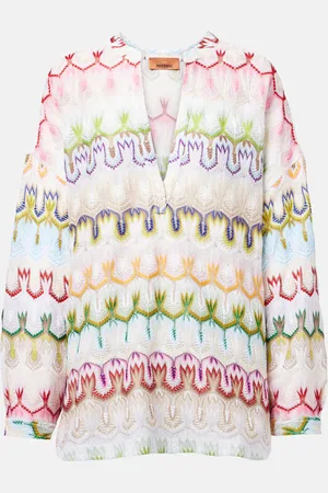 Missoni Printed lamÃ© blouse
