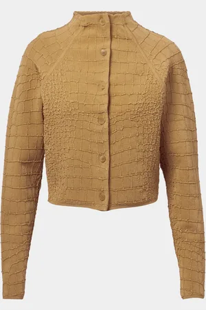Jacquemus Scala croc-effect cardigan