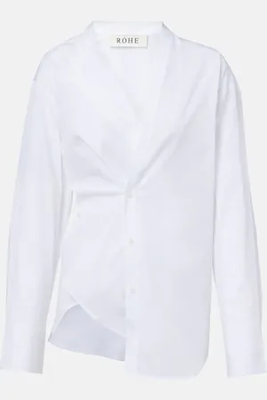 Rohe RÃ³he Asymmetric cotton shirt