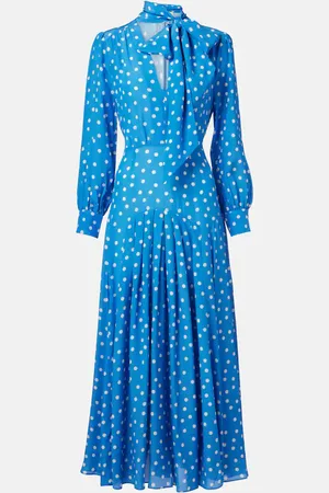 RIXO London Marigold silk maxi dress