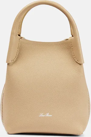 Loro Piana Bale Micro leather crossbody bag