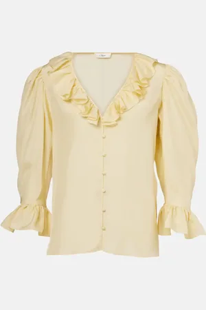 Chloé ChloÃ© Ruffled silk habutai blouse