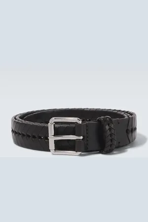 LEMAIRE Braided leather belt