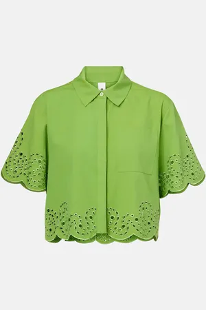 Simkhai Keyla broderie anglaise top