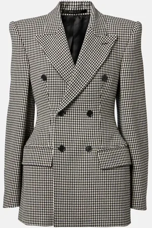 Balenciaga Houndstooth wool blazer
