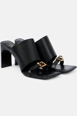 Balenciaga Bel Air 80 leather sandals