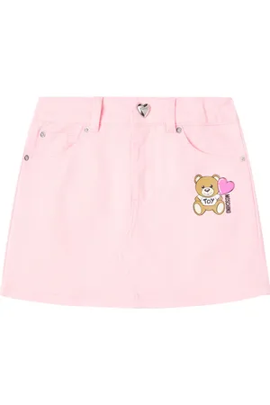 Moschino Teddy Bear denim skirt