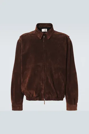 The Row Ronan suede blouson