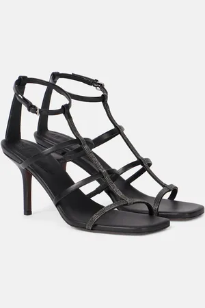 Brunello Cucinelli Monili leather sandals
