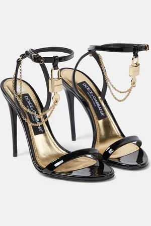 Dolce & Gabbana Keira patent leather sandals