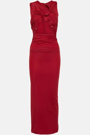 CHRISTOPHER ESBER Venus cutout jersey maxi dress