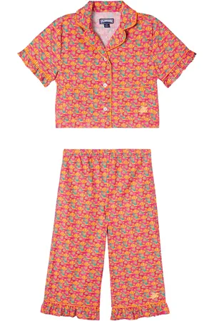 Vilebrequin Gyjama printed cotton shirt and pants set