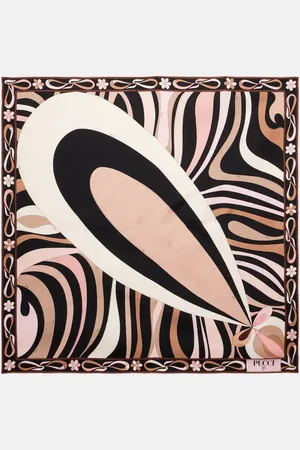 Puccini Marmo Maddalena silk twill scarf