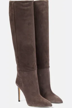 PARIS TEXAS Suede knee-high boots