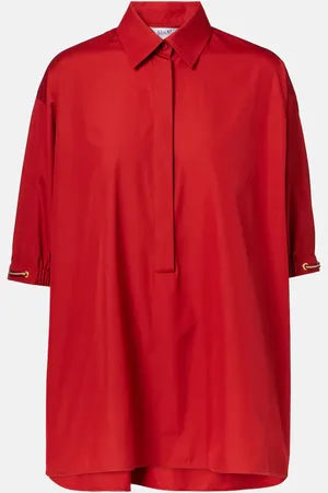Max Mara Teano cotton poplin shirt