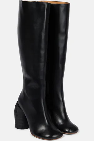 OFF-WHITE Leather knee-high boots