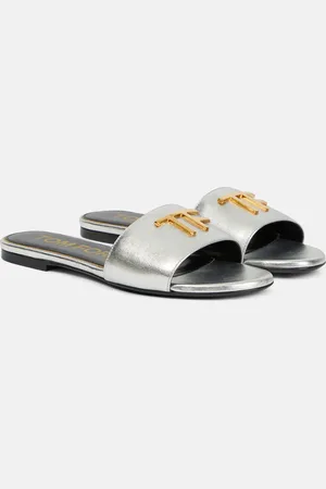 Tom Ford TF metallic leather sandals