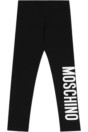 Moschino Printed cotton jersey leggings