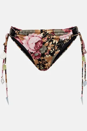 Chloé ChloÃ© Embellished floral bikini bottoms