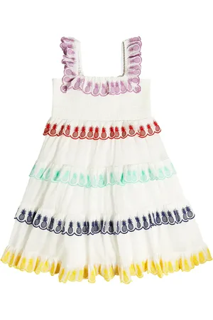ZIMMERMANN Raie ruffled cotton dress