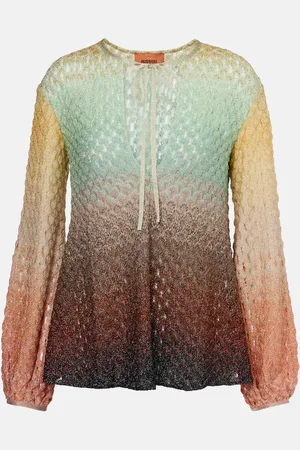 Missoni Dyed lamÃ© blouse