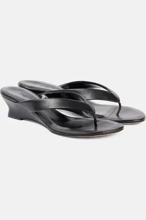 Le Monde Beryl Le Monde BÃ©ryl Leather wedge sandals