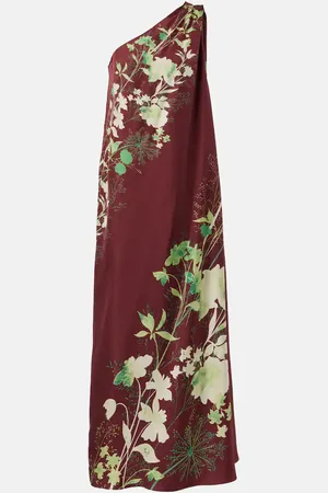 La DoubleJ Roy floral silk twill maxi dress
