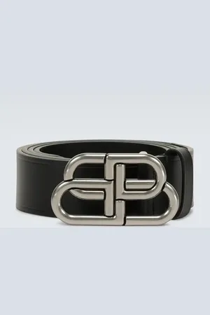 Balenciaga BB Large leather belt